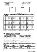 Đề kiểm tra cuối hè môn Hóa học Lớp 12 năm 2019 - Mã đề 004 - Trường Quốc tế Á Châu